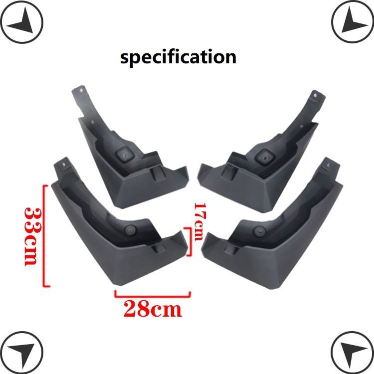 elegant universal mud flaps for 2020 Toyota RAV4