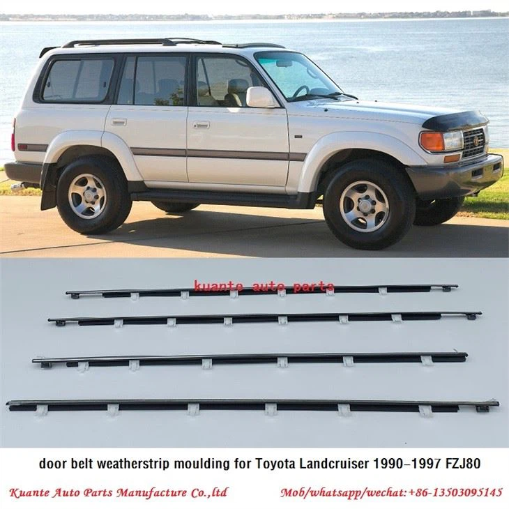 Autofenster-Gurt-Dichtungsstreifen für Toyota Landcruiser 1990-1997 FZJ80