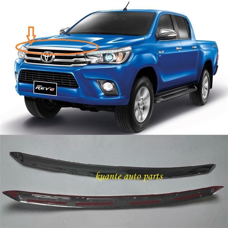 Karosserieteil-Motorhauben-Chrom-Formteil für Toyota Hilux Revo 2015 75770-0K310